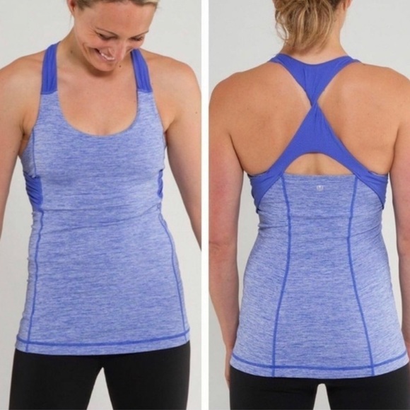 lululemon athletica Tops - LULULEMON Spin Me Tank Top Size 8